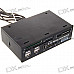 5.25" PC Multi-function Multimedia Front Panel Bay with SDHC Card Reader + USB 4-Port Hub