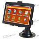 5.0" LCD Windows CE 6.0 Core 500MHz GPS Navigator with FM Transmitter - Black (2GB SD Card)