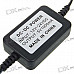 Lead Acid Battery Charger Adapter for GSM/GPRS/GPS Tracker - Black