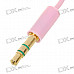 Stylish Noise Isolation In-Ear Stereo Earphone - Pink (3.5mm Jack/1.4M-Cable)