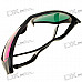 Re-useable Plastic Frame Resin Lens Anaglyphic Green + Magenta 3D Glasses