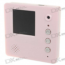 USB Rechargeable 1.44" LCD Video Memo Message Recorder with Magnet (Random Colors)