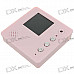 USB Rechargeable 1.44" LCD Video Memo Message Recorder with Magnet (Random Colors)