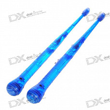 Plastic Electronic Drumstick Set - Blue (Pair)