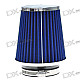 Universal Super Power Flow Air Filter for Car (Blue)