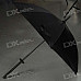 Japanese Samurai Umbrella with Carrying Strap - Black