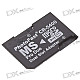 Micro SD/TF to MS Pro Duo Adapter - Black