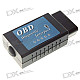 OBDII Bluetooth Car Diagnostic Cable - Black + Blue (DC 12V)