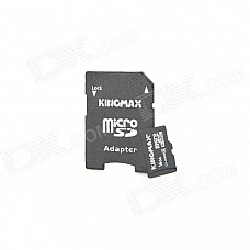 Genuine KingMax Micro SD/TransFlash Card with SD Card Adapter (16GB / Class 6)