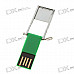Compact USB 2.0 Flash/Jump Drive with Strap - Green (2GB)