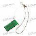 Compact USB 2.0 Flash/Jump Drive with Strap - Green (2GB)