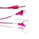 Trendy Pink In-Ear Earphones for Ipod and MP3 (3.5mm)