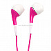 Trendy Pink In-Ear Earphones for Ipod and MP3 (3.5mm)