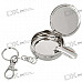 Mini Portable Pocket Metal Ashtray Keychain