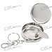 Mini Portable Pocket Metal Ashtray Keychain