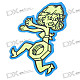 Funny Glow-in-The-Dark Woman Figure Sticker (Color Assorted)