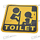 Light Reflective Toilet Stickers (4-Pack)