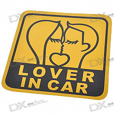 Light Reflective Lover in Car Stickers (4-Pack)