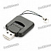 Micro SD/T-Flash TF USB 2.0 Mini Card Reader Keychain with Cell Phone Strap