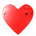 Red Heart LED Poker Ash Tray