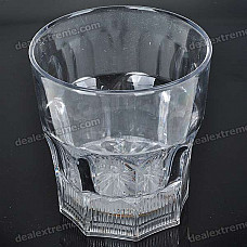 6-LED Flash Multi-Color Bar Night Light Acrylic Drink Cup (3 *AG13)