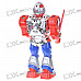 NO.861B Moving Robot Toy with LED Light and Sound Effects (3*AA)