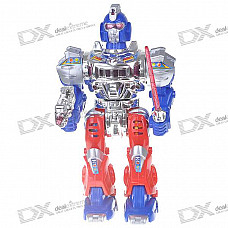 NO.880B Moving Robot Toy with LED Light and Sound Effects (3*AA)