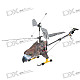 Rechargeable 3-CH R/C Eagle Helicopter with Remote Controller Set - Large Size (Brown)