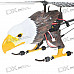 Rechargeable 3-CH R/C Eagle Helicopter with Remote Controller Set - Large Size (White)