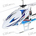 Rechargeable 3-CH R/C Helicopter with Remote Controller Set - Large Size (White)