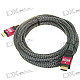 Gold Plated 1080P HDMI 19-Pin V1.4 M-M Connection Cable (3M-Length)