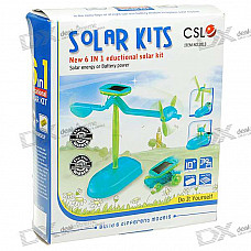 Solar Powered Toys Educational DIY Kit Set (6-Model)