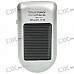 Solar Panel Self-Recharge 2.0" LCD Rechargeable Bluetooth V2.0 Carkit w/ TTS Handsfree Caller ID