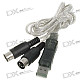 USB to MIDI Converter Cable Adapter (100CM-Length)