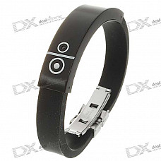 Bluetooth V1.2 Incoming Call Vibrate Alert Bracelet - Black (60-Hour Standby)