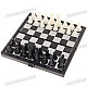 Portable Mini Magnetic Chess Game Set in Folding Box - Black + White