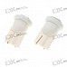 T10 0.2W*2 20-Lumen 1*5050 SMD LED Car White Light Bulbs (Pair/DC 12V)