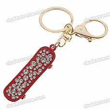 Stylish Skateboard Shaped Keychain