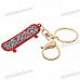 Stylish Skateboard Shaped Keychain