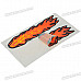 Small Fire Cloud Figure Car Stickers - Multi Color (10-Pair Pack)