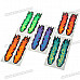 Small Fire Cloud Figure Car Stickers - Multi Color (10-Pair Pack)