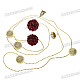 Festive Christmas Ornament Hanging Chain - 160cm (2-Chain Pack)