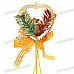 Festive Christmas Bells Ornament - Gold (2-Piece Pack)