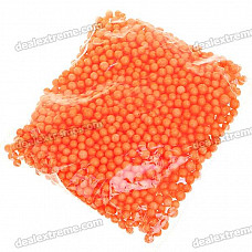 7~9mm Orange Foam Pellets Doll Toy Filler (10-Bag)