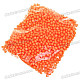 7~9mm Orange Foam Pellets Doll Toy Filler (10-Bag)