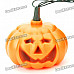 Halloween 12-Pumpkin Style Yellow Flashing String Lights - 260cm (220V)