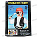 Set of 6 Cosplay Pirate Suit Costume for Children (130cm)