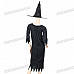 Cool Cosplay Party Witch Costumes with Hat (160cm)