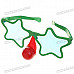 Funny Five-Pointed Star Style LED Red Nose Glasses Toy - Color Assorted (3*LR41)