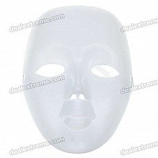 White Beautiful Lady Masks (6-Piece)